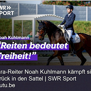 Porträt: Reiten bedeutet Freiheit - Para-Reiter Noah Kuhlmann
