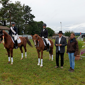 LK 4+5:  Platz: Anna Dobler, RFV Hauerz Platz: Maike Rainer, RK Schmalegg Platz: Franziska Gelle, RFV Staibshof