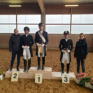 LK 2+3:  Platz: Marcel Wolf mit Fabiano A Platz: Tanja Fimpel mit Ibrahim CE Platz: Celine Buhmann mit Raffinesse 118