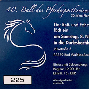 🐴🥂 PSKO Oberschwaben - Sportler-Karten für den Ball 2025 in Reute  - wer wird geehrt?! 🐴🥂