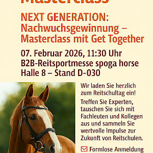 Einladung Masterclass für Reitschulen & Vereine 🐴🎓