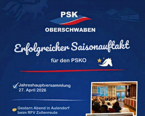 Erfolgreiche Jahreshauptversammlung des PSK Oberschwaben in Aulendorf ✨🐎